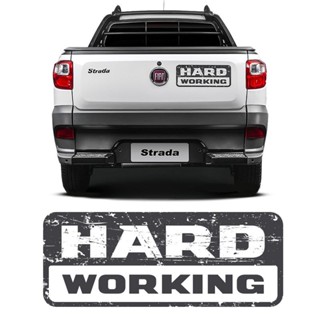 Emblema Strada Hard Working 2018/2019 Adesivo Modelo Original em Oferta na Shopee