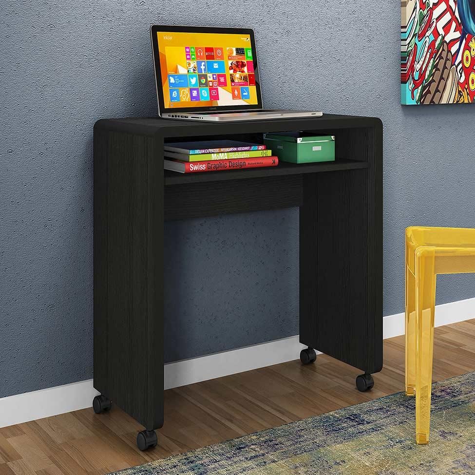 Escrivaninha Smile Preta em Oferta na Shopee