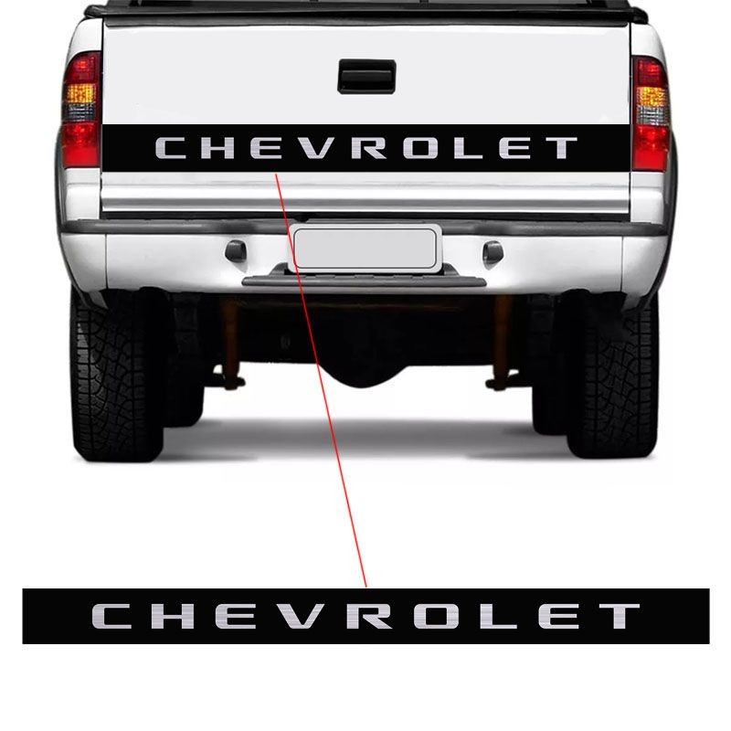 Faixa Traseira  Chevrolet S10 Rodeio 2006/2008 Preta