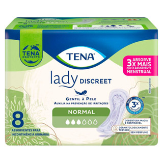 Absorvente para Incontinência Urinária Tena Lady Discreet Normal 8 Unidades em Oferta na Shopee