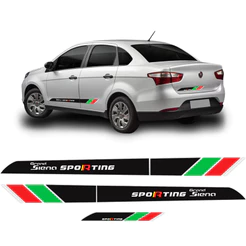 Faixa Lateral Fiat Grand Siena Italia Sporting 2012 a 2022