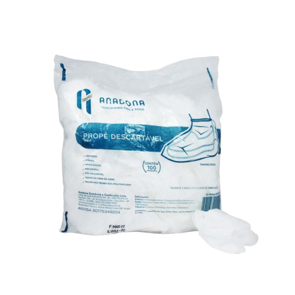 Sapatilha Propé 20g Branca 100 unidades Anadona em Oferta na Shopee