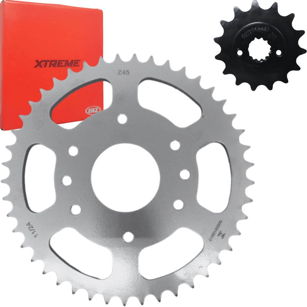 Kit Coroa Pinhão Ktm Duke 390 2015 Em Diante Reforçado Vaz