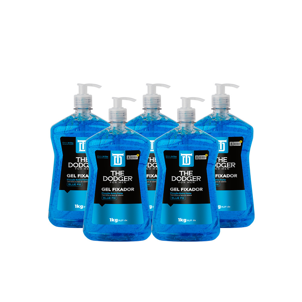 GEL FIXADOR AZUL 1kg - THE DODGER - 5 UNIDADES