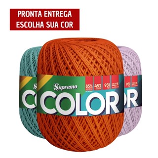 Barbante Color Marca Supremo - 400 Gramas / 452 Metros em Oferta na Shopee
