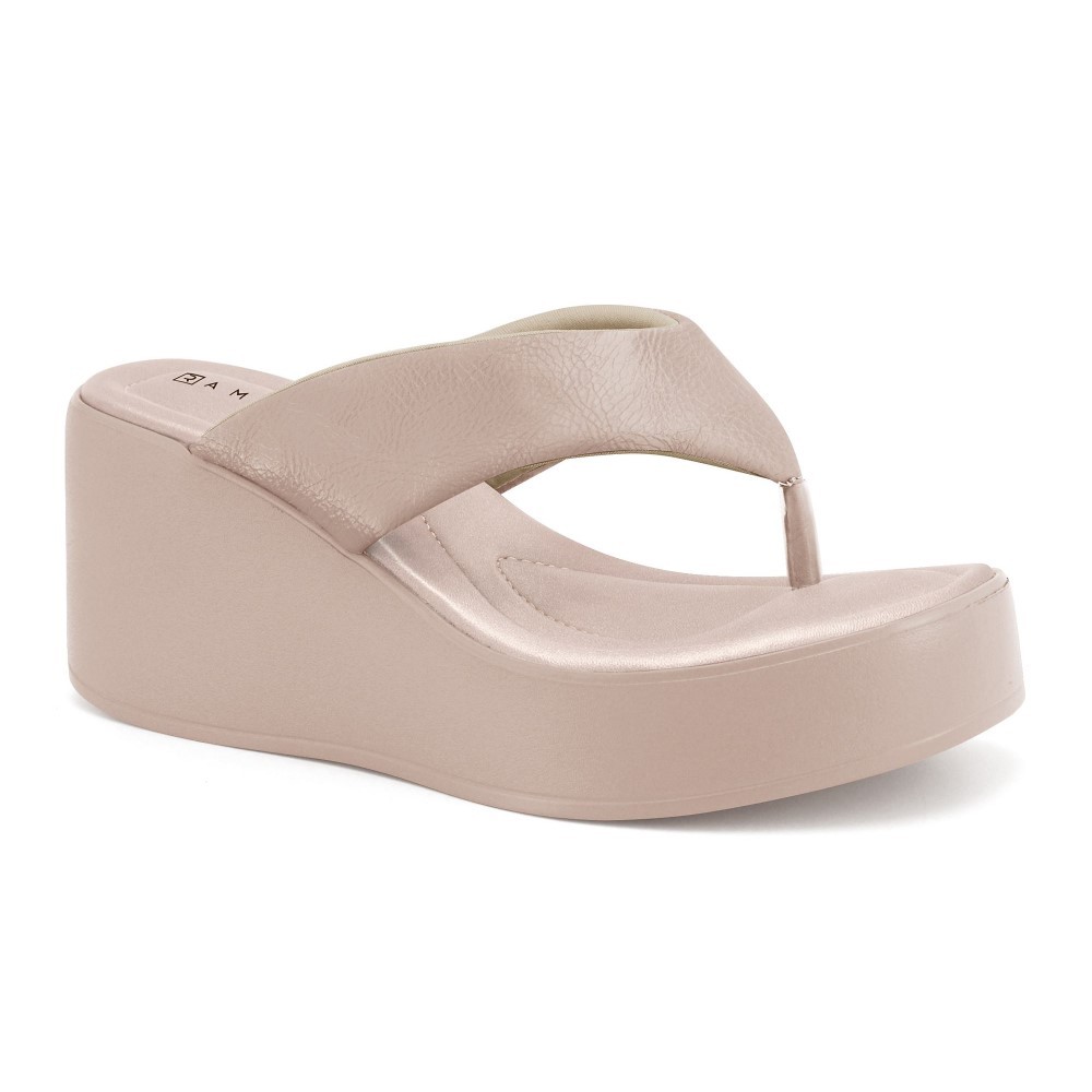 Tamanco Anabela Feminino Ramarim 2533101 Leve, Confortável, Tira Forrada Lançamento