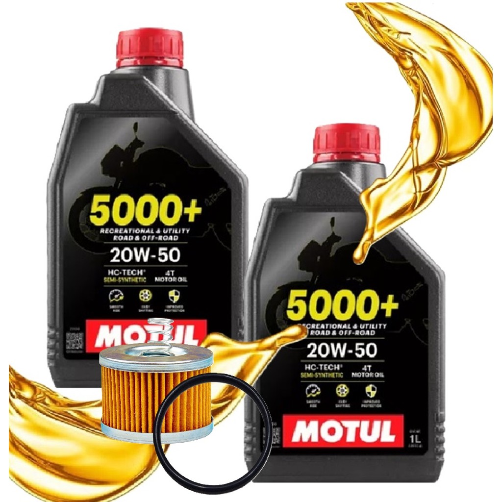 Troca de Óleo Fz15 150 / Yzf R15 / Factor 150 / Fazer 150 / Crosser 150 5000+ 20w50 + Filtro