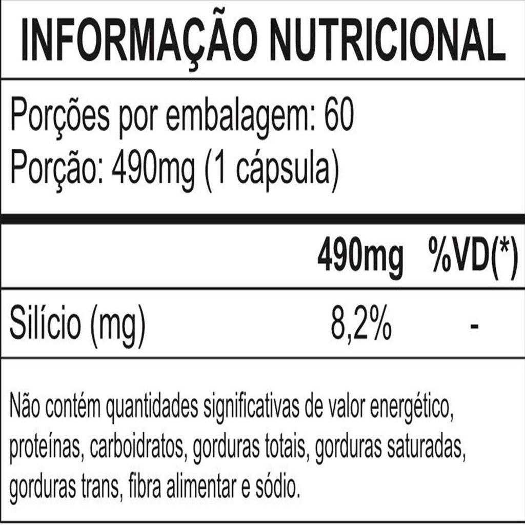 KIT 3x Silício Orgânico - 60 Cápsulas 490mg - Muwiz