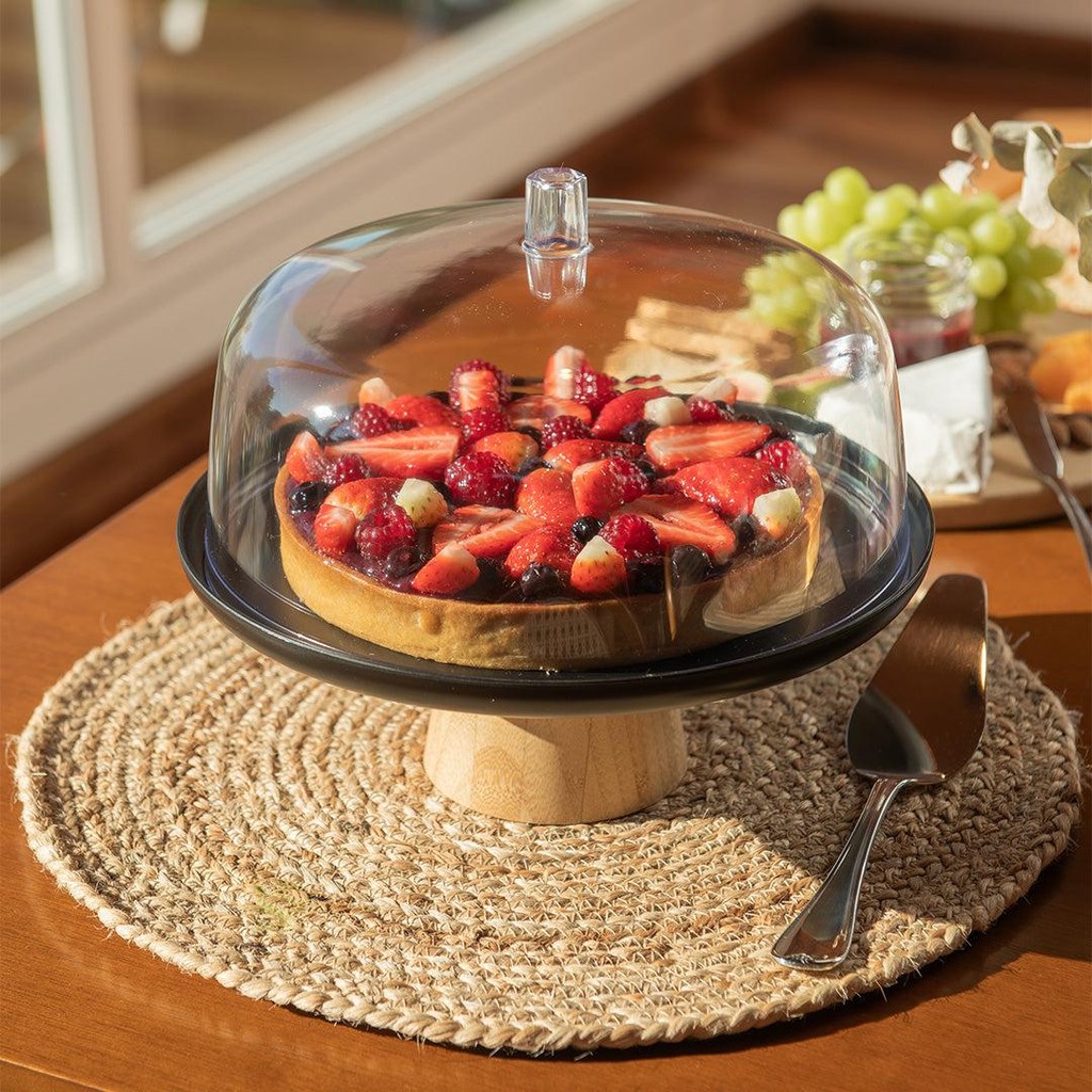 Boleira Ou com Cúpula e Pé 25cm Linha Lume em Oferta na Shopee