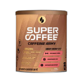 SuperCoffee Original  Caffeine Army 220g em Oferta na Shopee