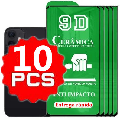 Kit 10 Película De Cerâmica 3D/9D Para Samsung Galaxy S8 S9 S10 S 10 Plus S20 Fe S21 S22 S23 S24 Ultra