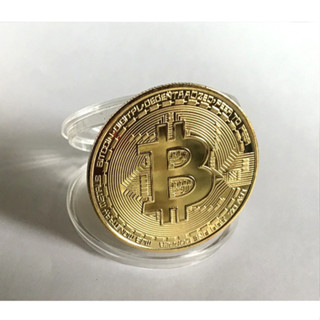 Banhado A Ouro Bitcoin Moeda Colecionável Coleção De Arte Presente Físico Comemorativo Casascius Metal Antigo Imitação L em Oferta na Shopee