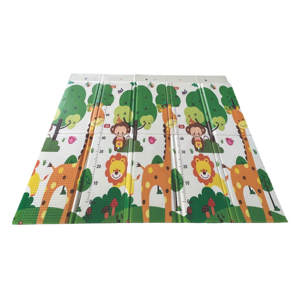 Tapete Infantil Tatame 150x200mm Dobrável Emborrachado Girafa Floresta Zippy Toys - 10442