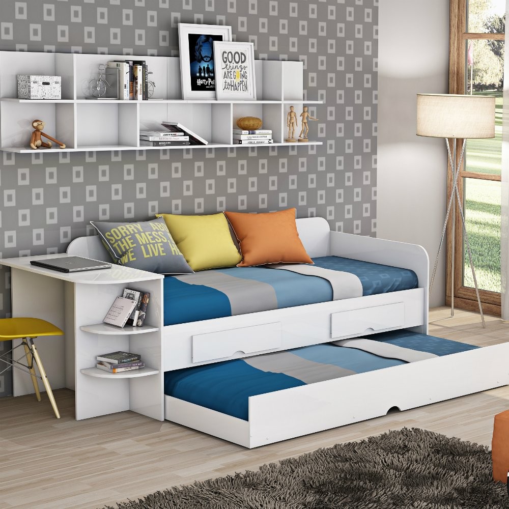 Bicama Solteiro com Nicho Lateral Helena Permobili em Oferta na Shopee