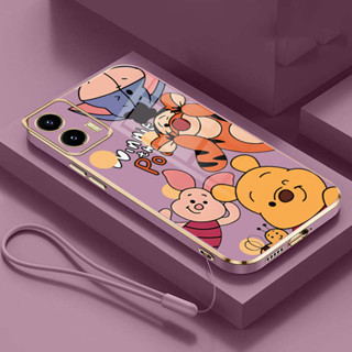 Motorola MOTO G24 G04 G14 G04s G84 G54 G85 5G Dos Desenhos Animados Winnie The Pooh Urso Tigre Caso Chapeamento Capa Mac em Oferta na Shopee