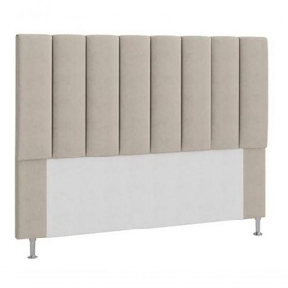 Cabeceira Estofada Cama Box Casal 140 Cm Bege em Oferta na Shopee