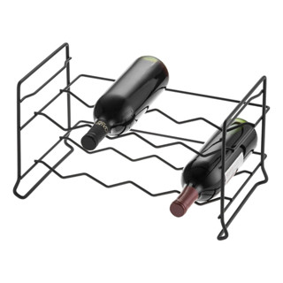 Adega Porta Garrafas Vinhos Empilhável Mini Rack 8 Garrafas em Oferta na Shopee