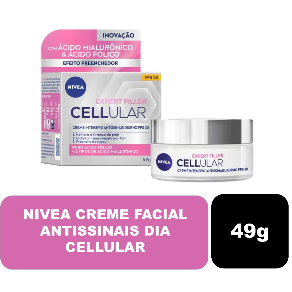 Nivea Creme Facial Antissinais Dia Cellular