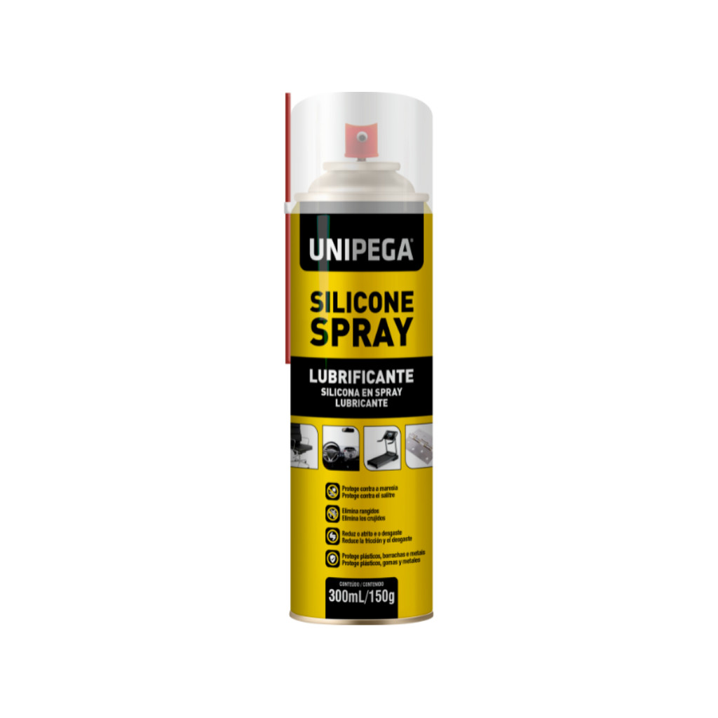 SILICONE LÍQUIDO SPRAY UNIPEGA 300ML - Spare Parts and Accessories for Vehicles