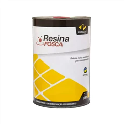 Resina Fosca Pisoclean Resina Fosca Alta Resistência Revestimentos Resina Pisos Não Polidos 1 Litro