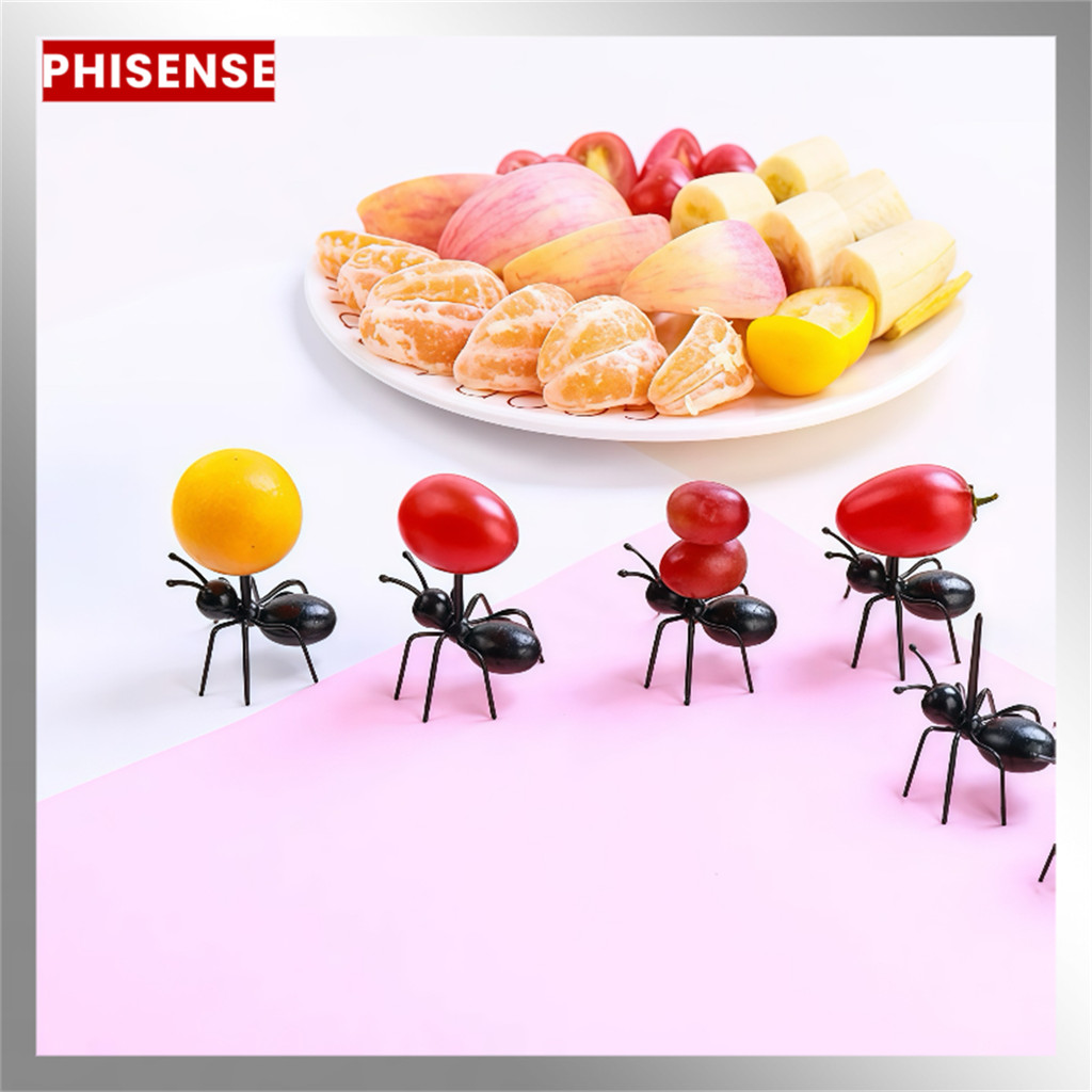 Kit 12-36 Pçs Palito Para Petisco Formigas Queijos Frutas Doces Pães Espetos Decorativo em Oferta na Shopee