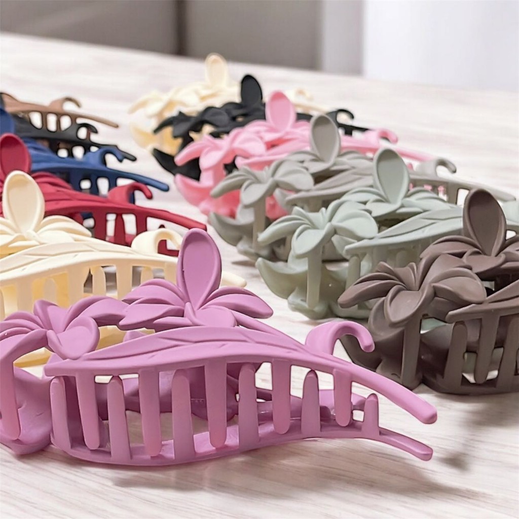 Grande【Super Preço Baixo】1 PC/3PCS  Grampo de Cabelo Feminino  Formato de Cabide  Estilo Coreano ins  Fosco