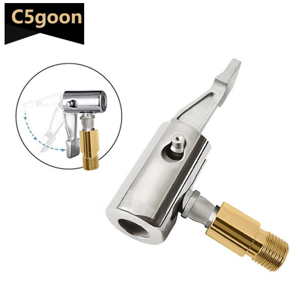 C5GOON Portátil Pneu De Carro Ar Bomba Inflável Conector Mandril Compressor Pode Ser Desinflado Inflator Para Reparo Man