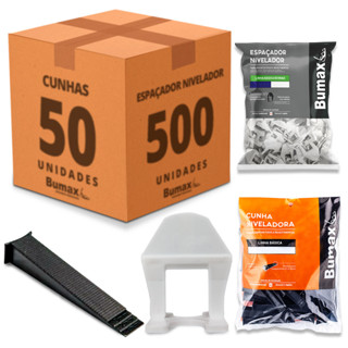 500 Espaçadores Nivelador Piso + 50 Cunhas Slim Revestimento Azulejo Cerâmica Porcelanato em Oferta na Shopee