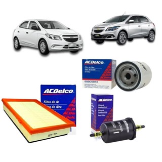 Kit Filtros de Oléo, Combustível e Ar Acdelco 88905845/25FC0225/19350511 em Oferta na Shopee