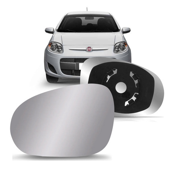 Lente Espelho C/ Base Retrovisor Palio Attractive apos 2012...