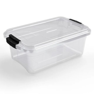 Caixa Organizadora 3L Com Travas Multiuso Transparente Design Moderno Prático