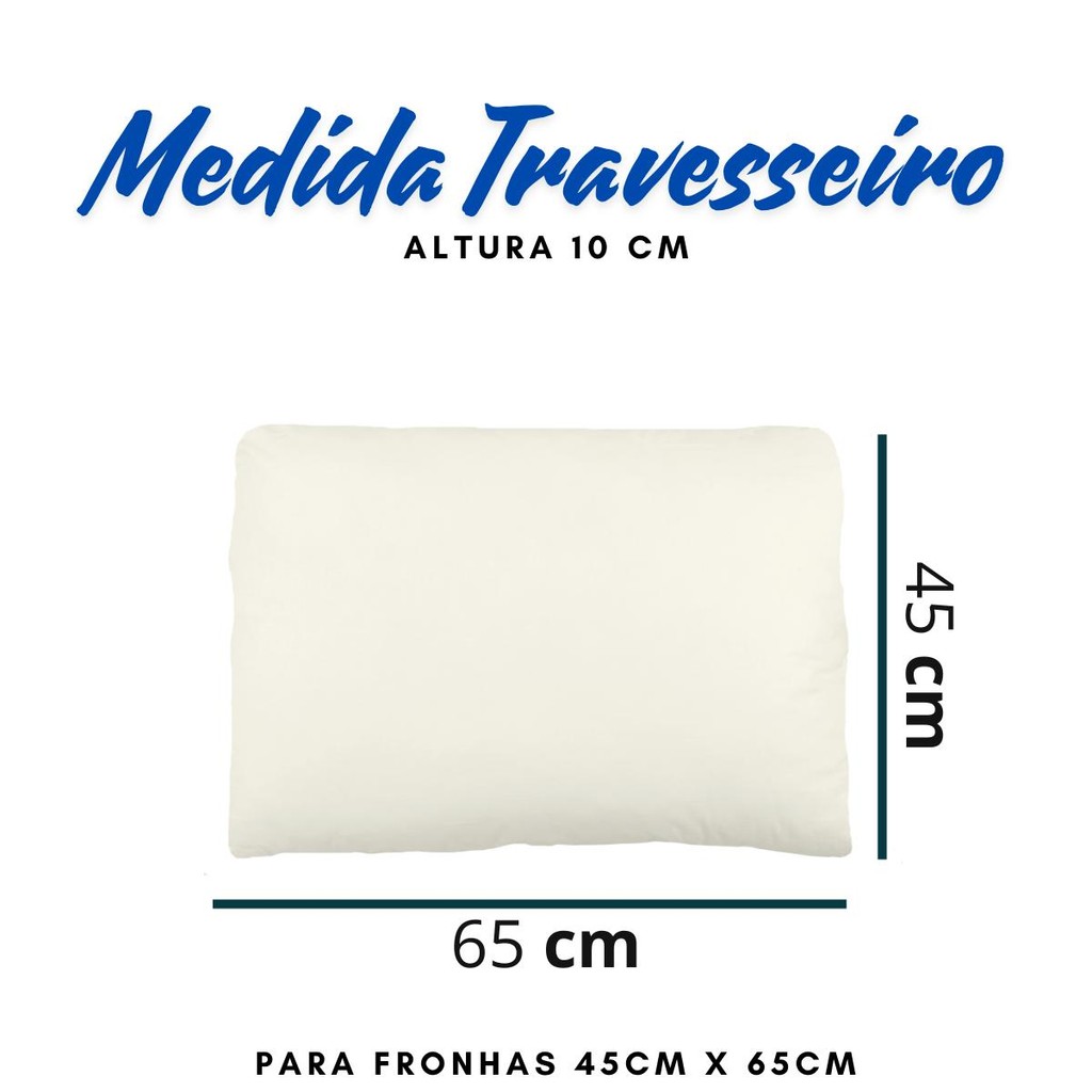 Travesseiro Nasa 3d Original Duoflex Confortável Antiácaros — imagem 2 de 2