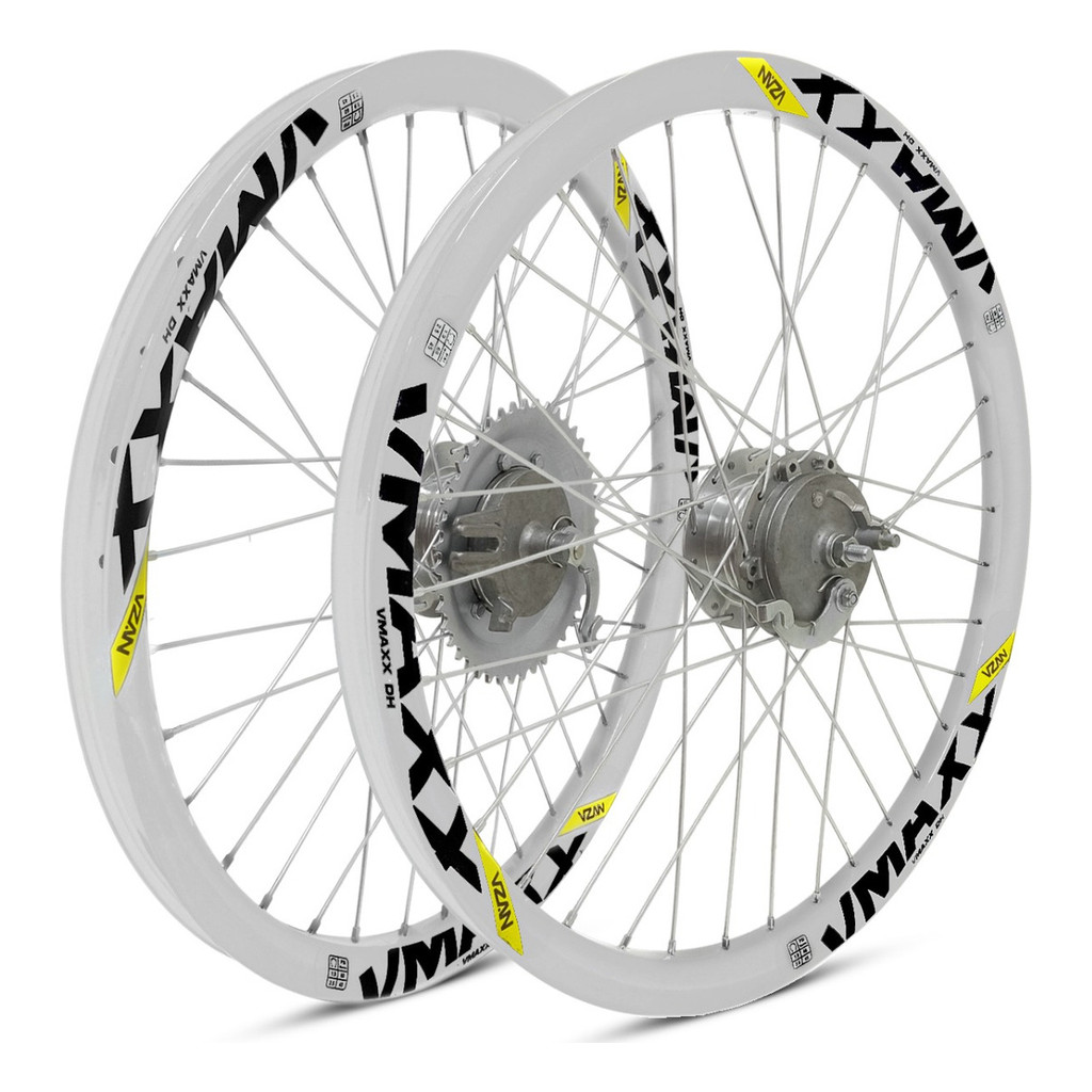 Par Roda Vmaxx Diantera Traseira Bicicleta Bike Motorizada