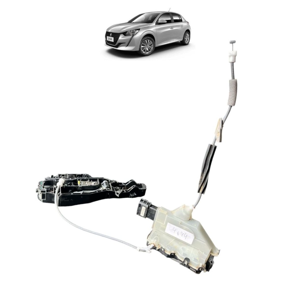 Fechadura Elétrica Tras. Esq. Macaneta Peugeot 208 2021 2024