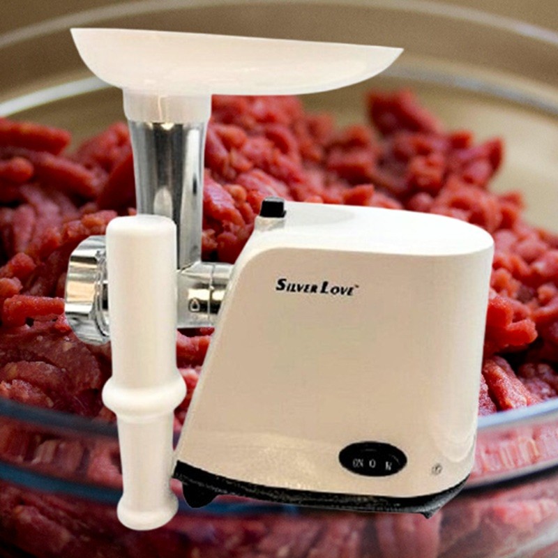 Moedor De Carne Elétrico Multifuncional e Profissional de Aço Inox EXCELENTE