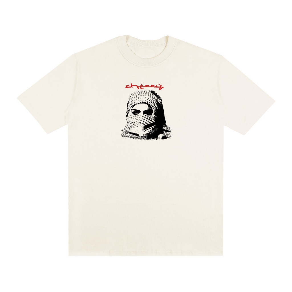 [Camiseta Premium em Algodão Puro]GXG Camiseta Streetwear Cherry Estampada Camiseta Oversized Algodão
