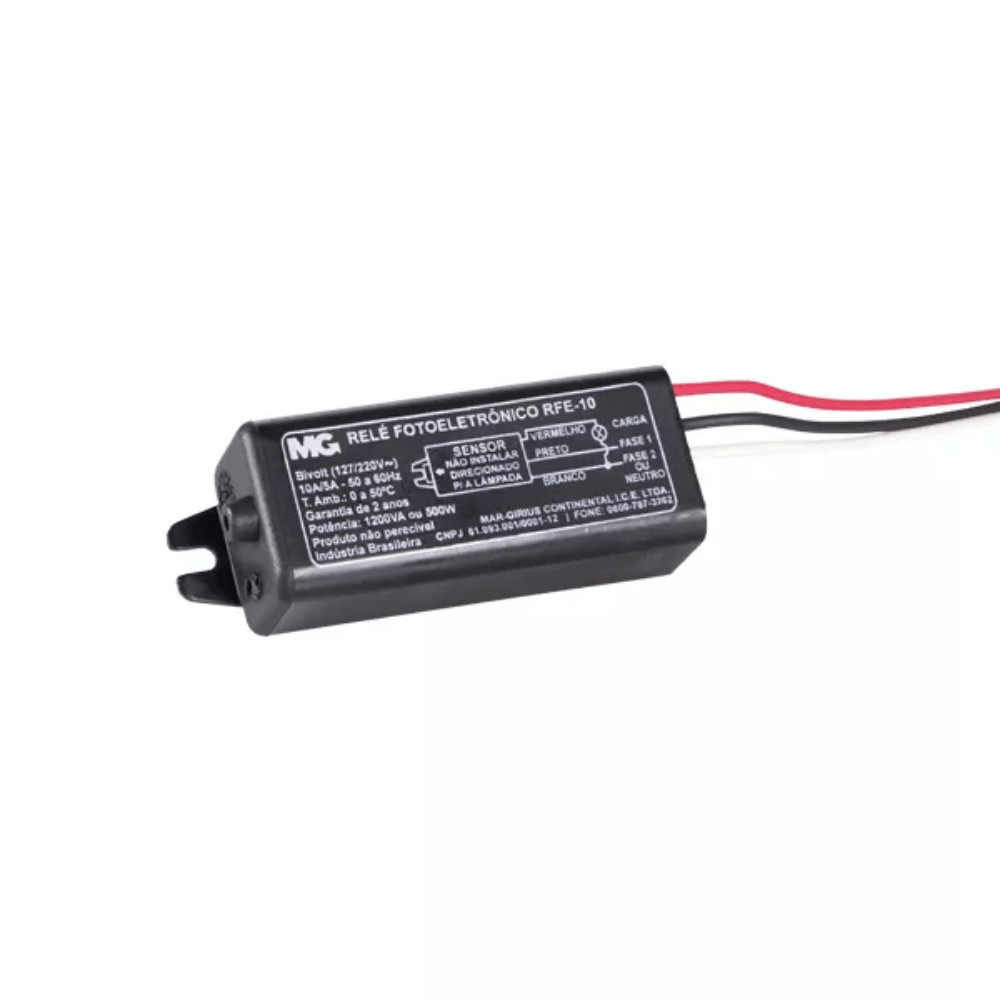 Rele Fotocelula Compacto 500W Biv - MARGIRIUS - Home & Living
