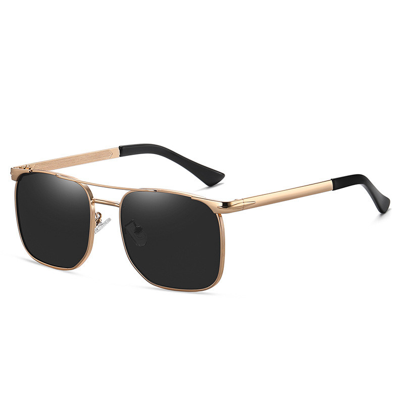 Óculos de Sol Vintage Quadrados Estilo Punk para Homens, Óculos de Sol Retrô Masculinos, Óculos Anti Luz Azul, Óculos de