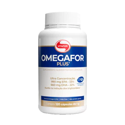 Omegafor Plus EPA e DHA Ultra Concentração 120 Cápsulas Vitafor
