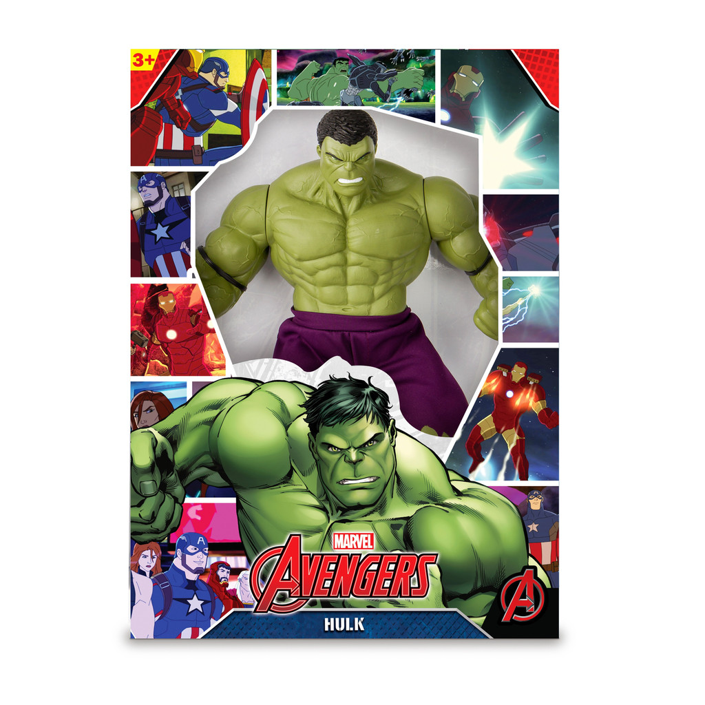 Boneco Hulk Grande 50Cm Articulad Vingadores Avengers Marvel em Oferta na Shopee