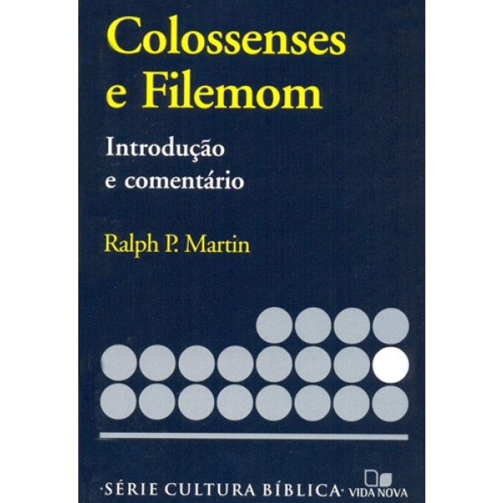 Série Introdução e Comentário | Colossenses e Filemom | Ralph P. Martin em Oferta na Shopee