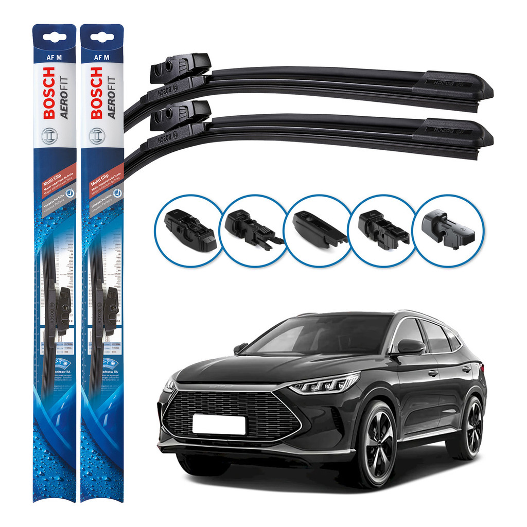 Par de Palhetas Limpador Parabrisa Multiclip Original Bosch BYD Song + 2023 E 2024 em Oferta na Shopee
