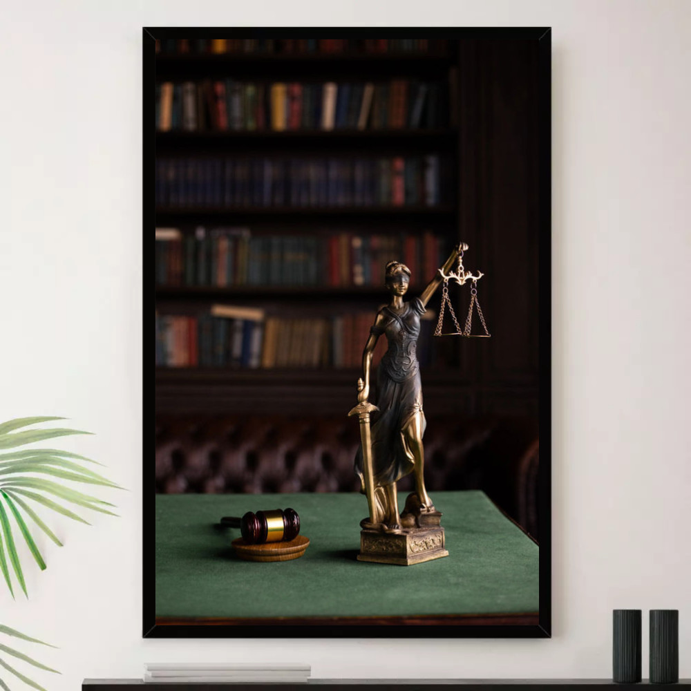 Quadro Direito Advogado Lei Justiça Decorativo