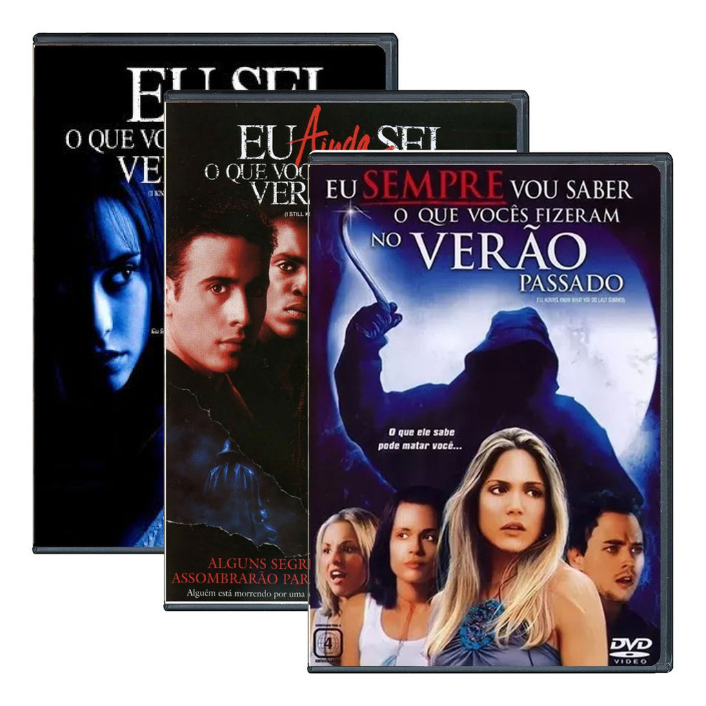 Dvd Trilogia - Eu Sei O Que Vocês Fizeram No Verão Passado