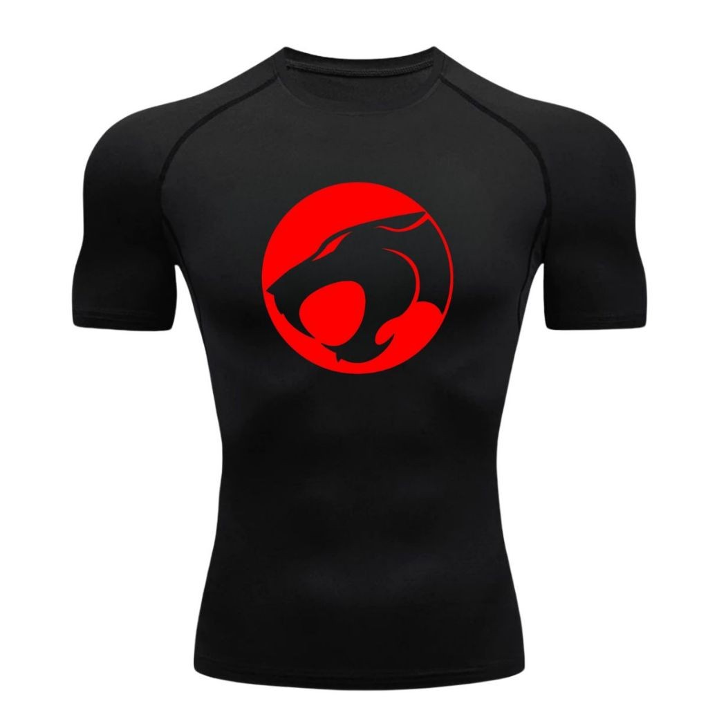 Camisa THUNDERCATS Manga Curta Treino Ginástica Camiseta Esportiva