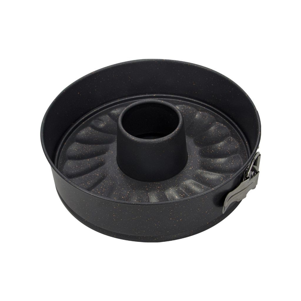 Forma para Bolo Redonda de Fundo Removível em Aço Carbono 24cm Essence Spicy Preta em Oferta na Shopee