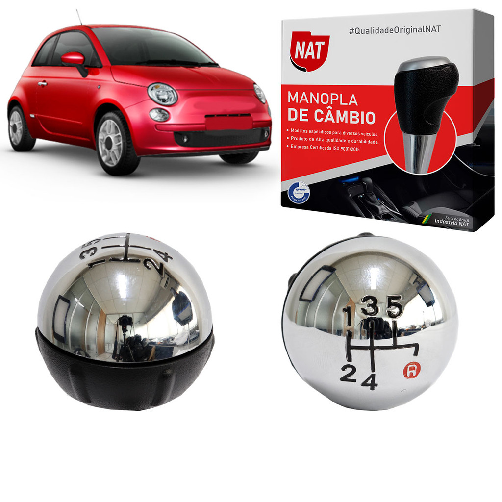 Manopla de Câmbio 500 Ano 2009 Até 2017 em Oferta na Shopee