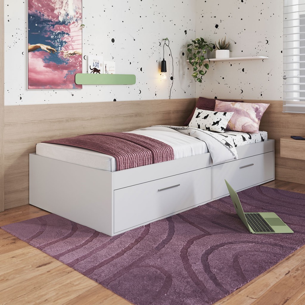 CAMA SOLTEIRO COM 2 PORTAS 80 TÓKIO em Oferta na Shopee