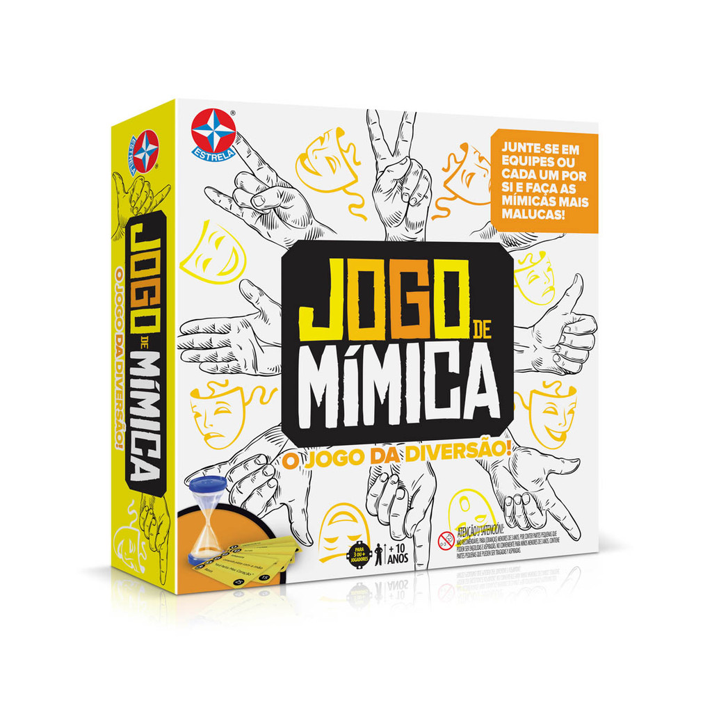 Jogo de Mimica - Brinquedos Estrela em Oferta na Shopee