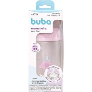 MAMADEIRA EASY FLOW ELEFANTE ROSA 270ML +2 MESES -  BUBA em Oferta na Shopee